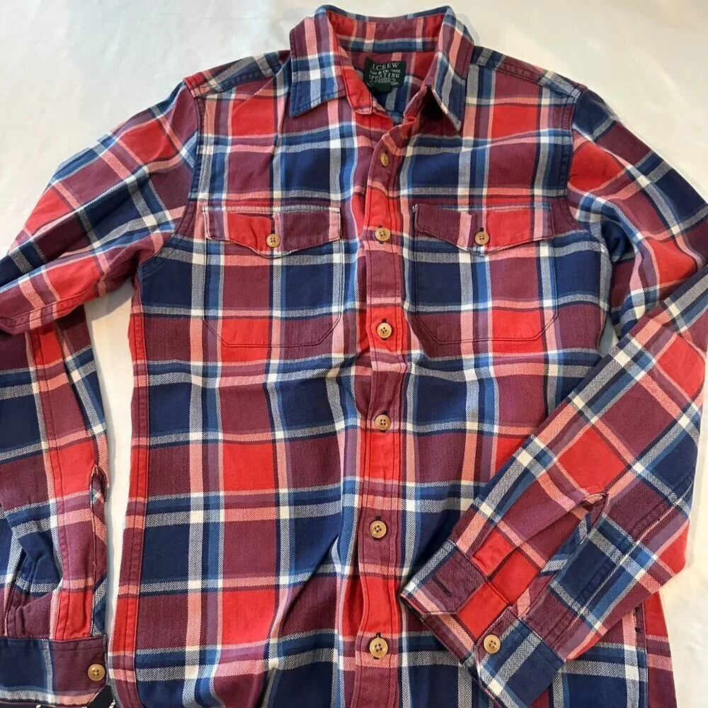 JCrew Flannel Button Down